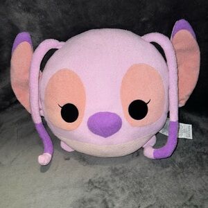 DISNEY STORE 16" Plush Lilo & Stitch ANGEL PILLOW Pink Stuffed Animal Lg Toy Big